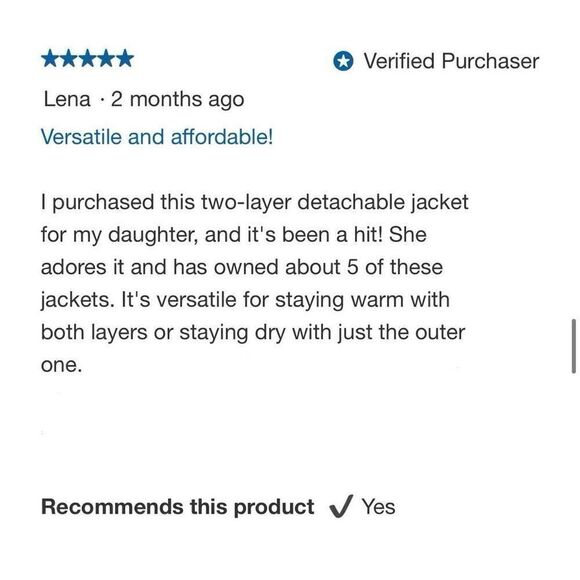 NEW! Eddie Bauer 3 in 1 Jacket Size S(7-8) WaterResistant Outer&Inner Fleece Jkt - Picture 15 of 16